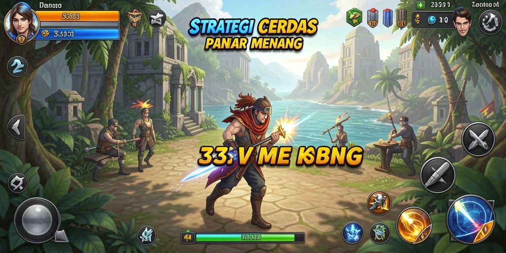 Tampilan gameplay 333V yang menarik dengan berbagai strategi.