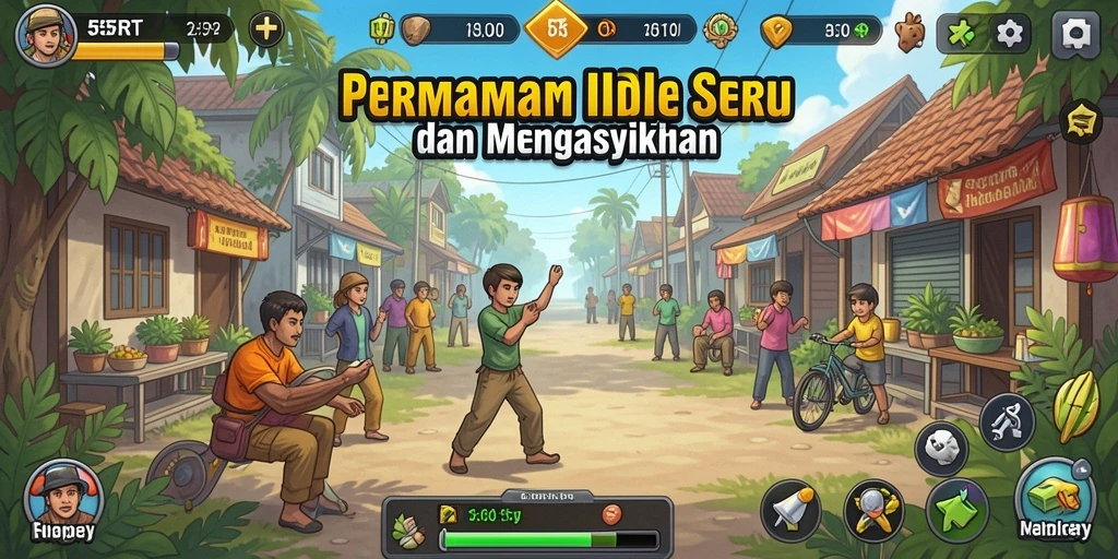 Tampilan gameplay seru dan menawan dari 55RT.