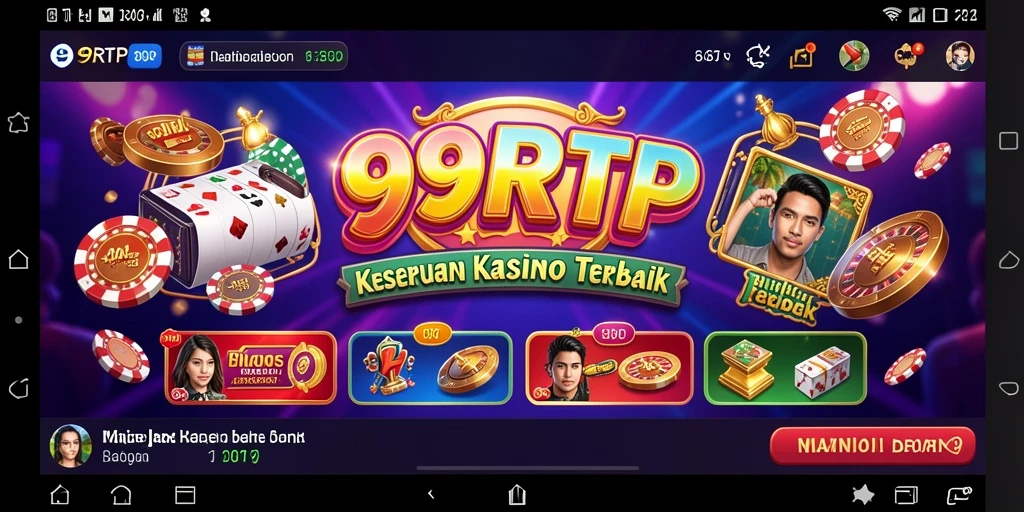 Tampilan permainan Kasino yang menarik dan mendebarkan di 99RTP.