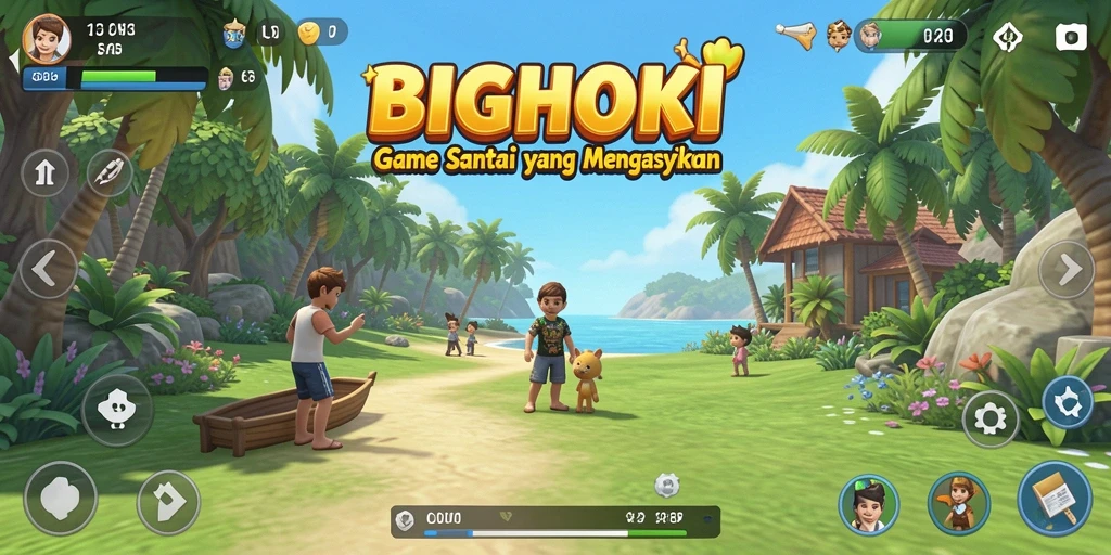 Screenshot gameplay BIGHOKI yang seru dan menarik.