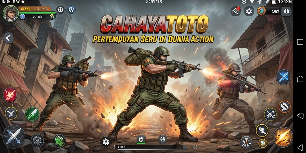 Tampilan gameplay seru yang menegangkan di CAHAYATOTO.