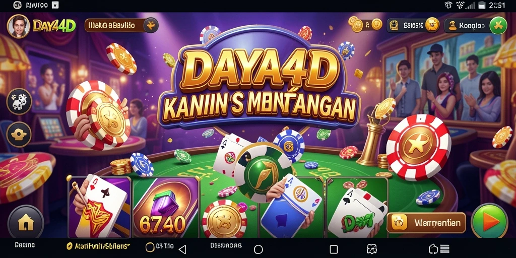 Screenshot menampilkan aksi seru permainan Kasino di DAYA4D.