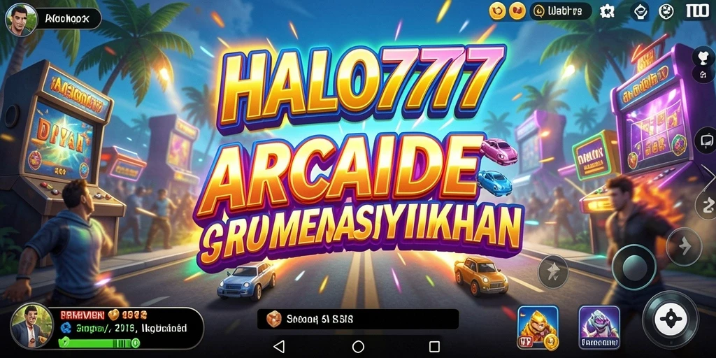 Tangkapan layar menunjukkan gameplay seru HALO777 yang penuh warna.