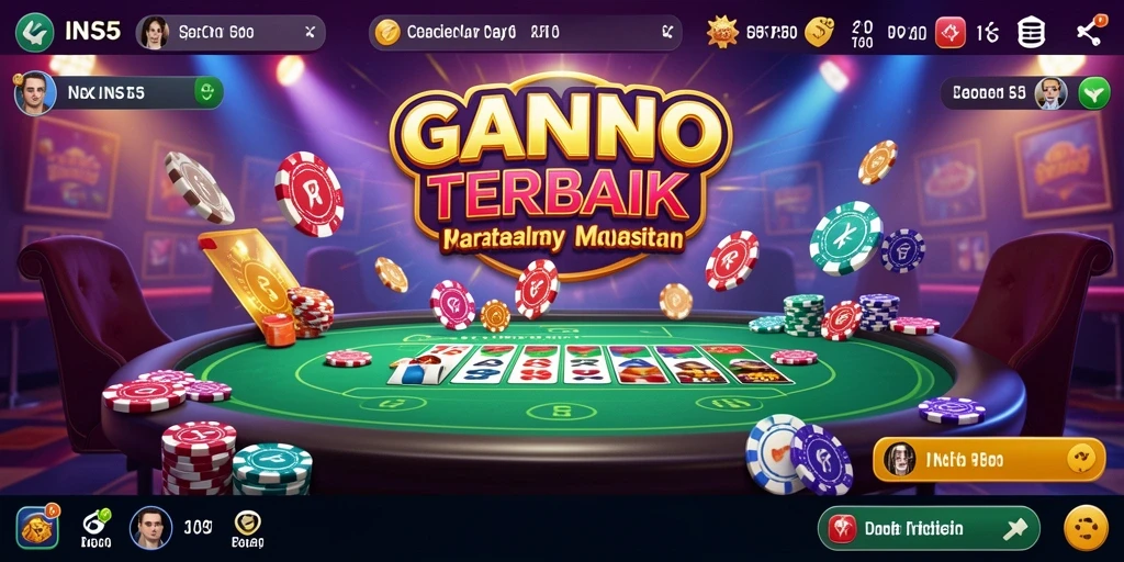 Tampilan gameplay kasino yang mengesankan dan menarik.