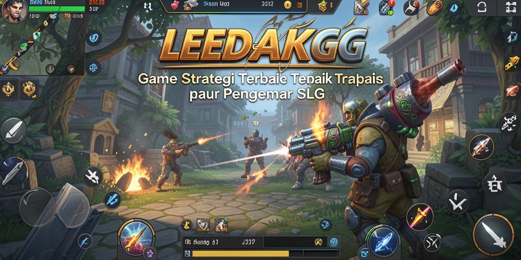 Tampilan gameplay menarik dari LEDAKGG untuk penggemar SLG.