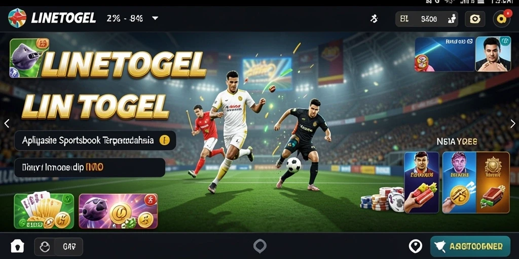 Tampilan gameplay LINETOGEL dengan taruhan olahraga yang seru dan menegangkan.