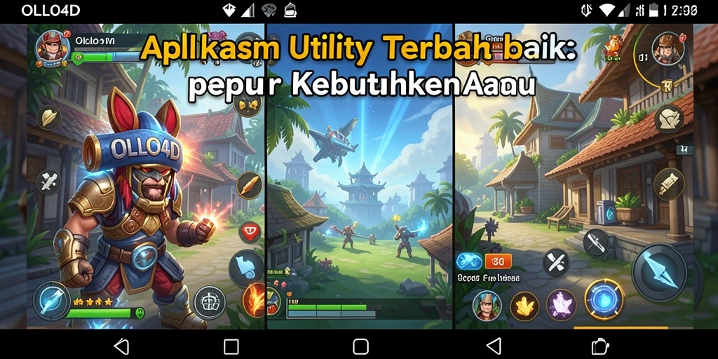 Screenshot utama OLLO4D menampilkan fitur pengingat yang intuitif.