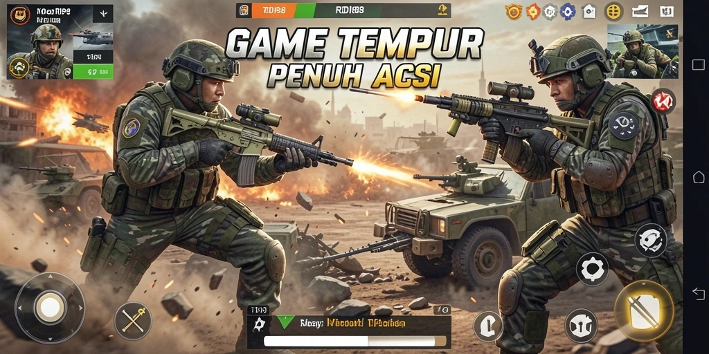 Tampilan gameplay seru dari RDI88 yang menarik dan dinamis.