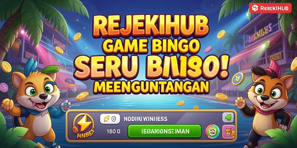 Tampilan gameplay seru dari REJEKIHUB dengan suasana Bingo yang menegangkan.