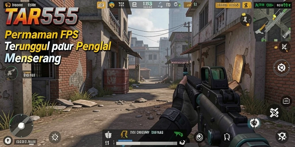 Tampilan gameplay menarik dengan aksi tembak-menembak seru.